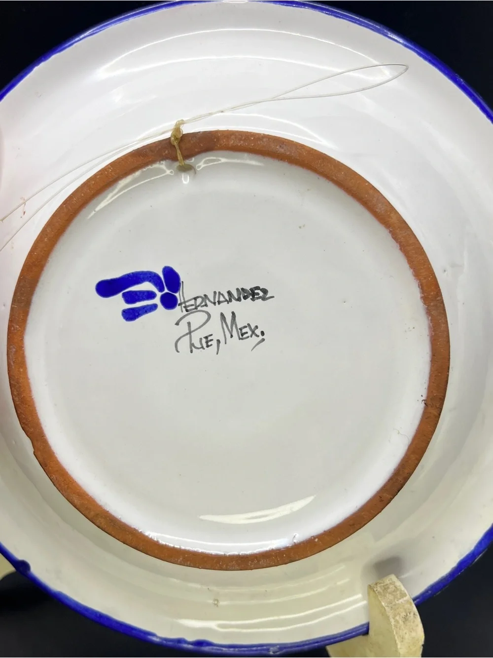Vintage Mexican Talavera Plate 7.75
